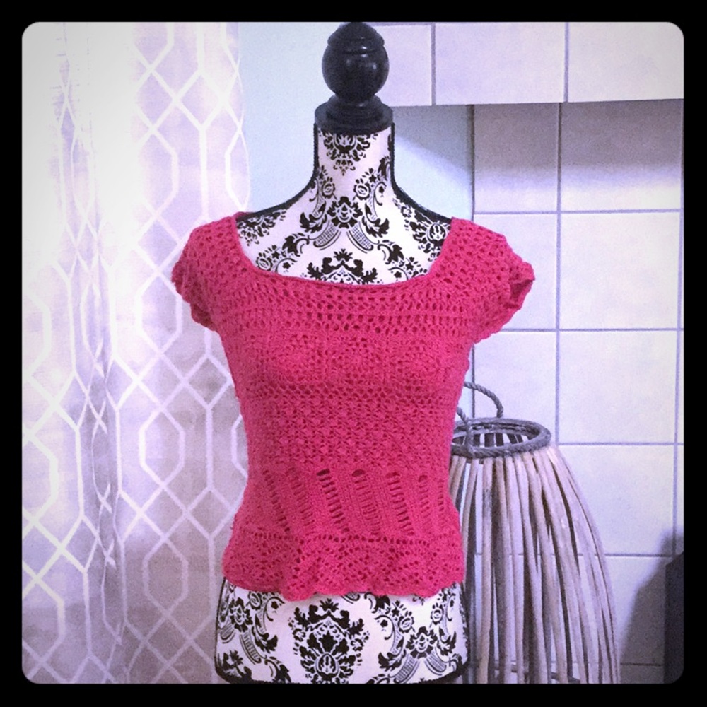 Crochet top(lined)
